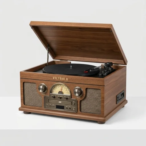 Victrola Empire 6-in-1 Bluetooth Record Player