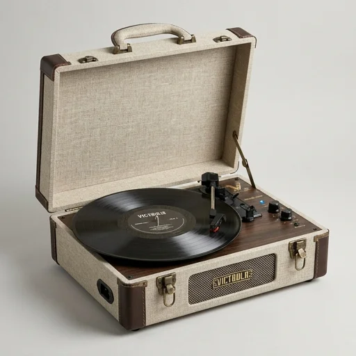 Victrola Highland Bluetooth Suitcase Turntable